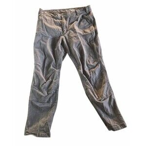 Carhartt Canvas Work Pants Mens 38x34 Gray Double Knee BN2802-M